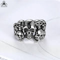 2022 Trendy Jewelry Stainless Steel Finger Ring for Men Bulk for Sale Men Ring Skull