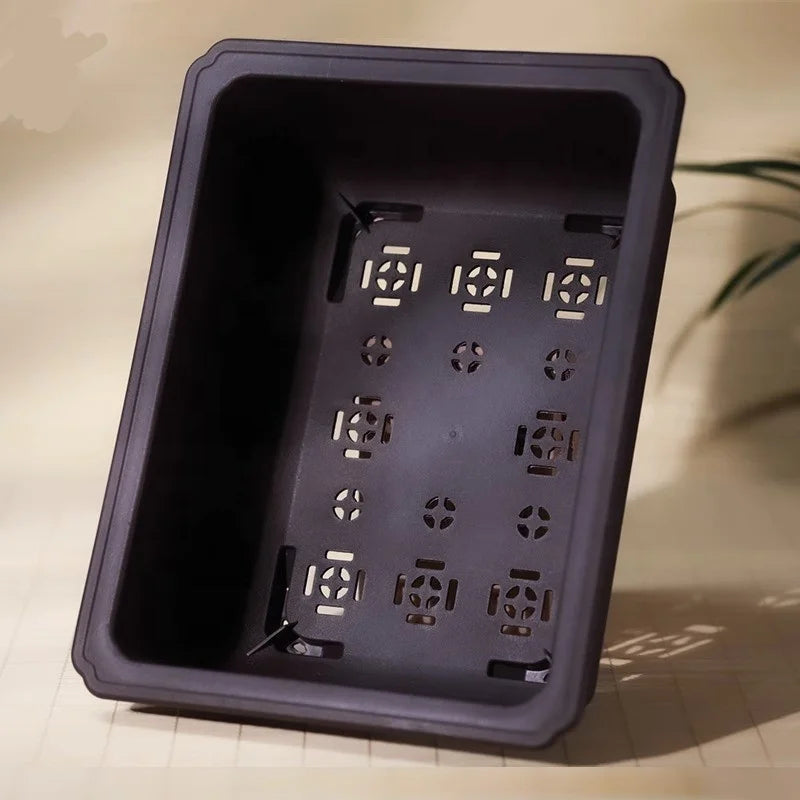 50cm/19.68inch Plastic Classic Rectangular Bonsai Training Pot for Tree Bonsai