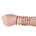 QIUHAN  Customized Letters Bracelet Jewelry Hand Bangles Custom Zircon Name Bracelet