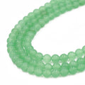 Wholesale DIY 8mm Green Emerald Jade Beads Grey Red DIY Jewelry Stone Bead Strand for Making Necklaces Made Obsidian Jasper