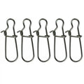 Duo-Lock Snap Stainless Steel Fishing Gear Solid Wires Quick for Freshwater and Saltwater Swivels & Snaps