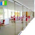 Coffee Shop School Foldable Frameless Tempered Glass Partition with Fireproof Feature for Outdoor Kitchen Warehouse Bathroom Use