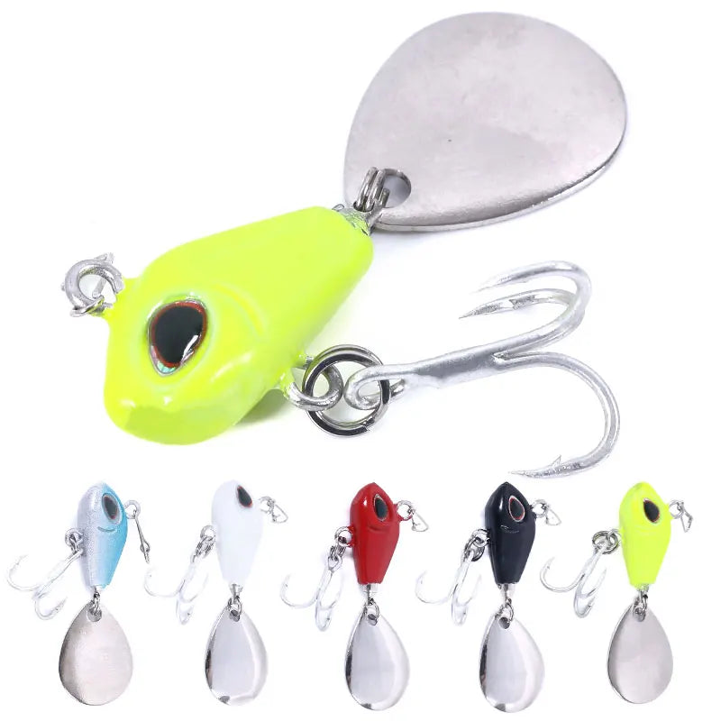 2.5cm 11.5g Wholesale Fishing Lure Metal Artificial Vibration Vivid 3D Eyes with Competitive Prices