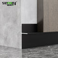 Modern Design LED Aluminium Skirting Board Aluminium Base for Hospital Hotel Apartment Modern Design Hospital Hotel Apartment