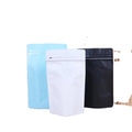 Custom Printed Coffee Bags With Valve Stand up Aluminium Foil Side Zipper Flat Bottom Bag Reusable Heat Sealed Coffee Bean Bag