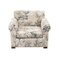 Forcheer Stretch Sofa Cover Printed Couch Cover Floral Pattern 2 Pieces Sofa Slipcover With1 Separate Cushion Cover