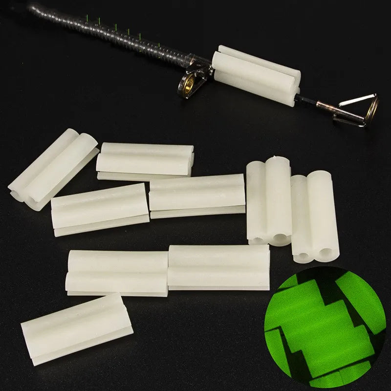 Alpha Fishing Rod Tip Light Holder Clip Fishing Lightstick Rod Feeder Fluorescent Sticks Light Float Clip Holder