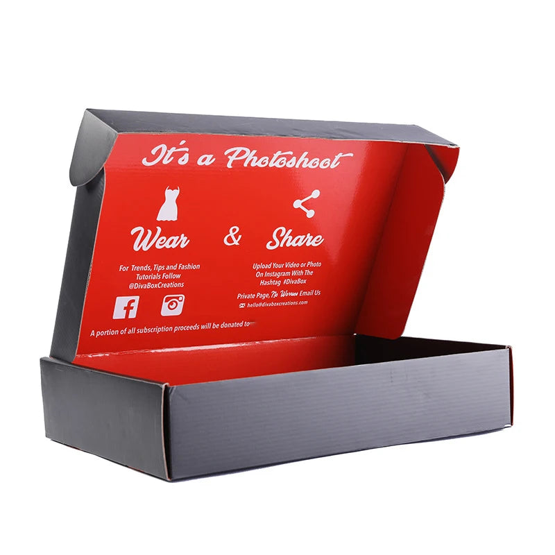 Custom Colorful Luxury Cardboard Packaging Folding Shoe Gift Box Shipping Paper Box Mailer Packaging for Hair Accessories