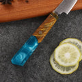 Japanese VG10 67-Layers Damascus Steel Utility Knife With Resin Handle 67-Layers Damascus Steel for Kitchen Use