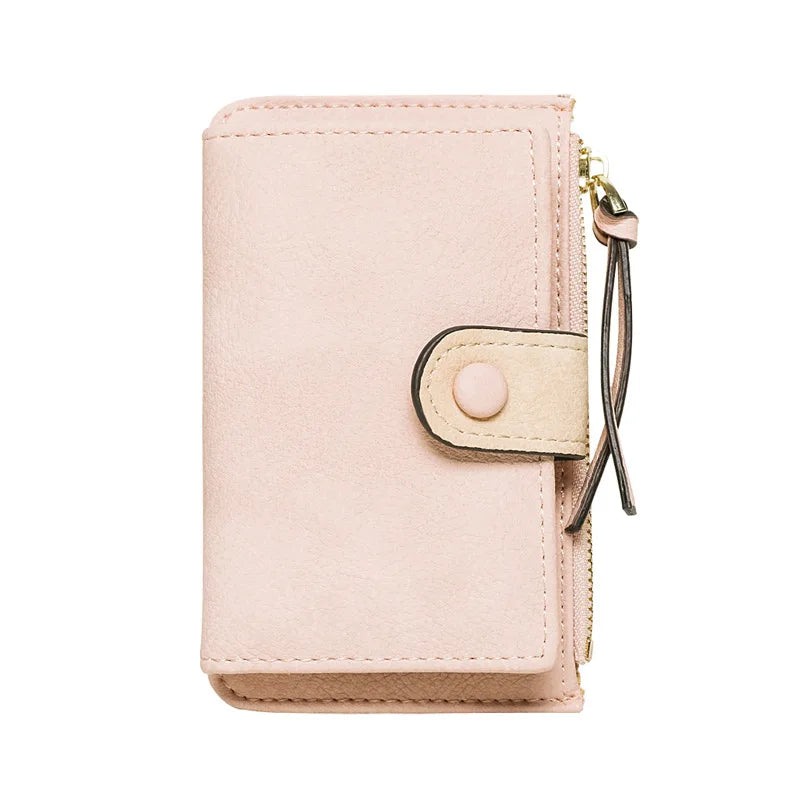 Multifunction Key-button Small Key Bag Korean Fashion Cute Women Key Wallet Card Pack Coin Purse Key Bag Holder Organizer