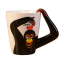 3D Cute Sloth and Elephant Ceramic Coffee Mugs Funny Water Milk Cups for Children and Office Gifts