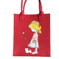 Custom Logo New Fashion Reusable Fruit Storage Shopper Hand Totes Large Capacity Foldable Grocery Handbag