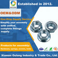 M8 M16 M20 18-8 Stainless Steel INOX SS SUS 304 316 316L A2 A4 70 80 Flange Nut Hex Hexagon Lock Nut DIN982 DIN985 Model M6