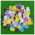 Wholesale Fantasy Popular Art Funny pink Pig Anime Figure Toy Resin Animal Statue Luminous Glowing Dark Mini Toys Cute Miniature