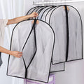 Hanging Garment Bags for Storage Translucent PEVA Moth-Proof Breathable Dust Cover for Clothes Storage