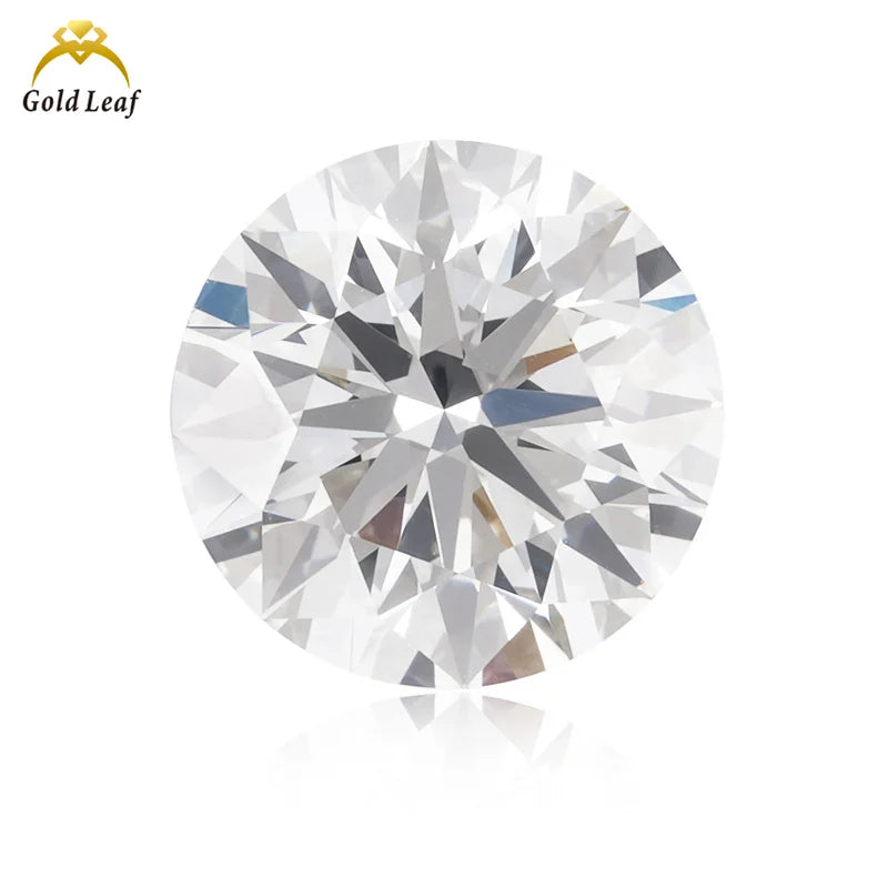 Goldleaf Certified Loose Lab Diamond in Round Brilliant Cut-1CT 2CT 3CT E Color VVS VS CVD Lab Grown Diamond IGI
