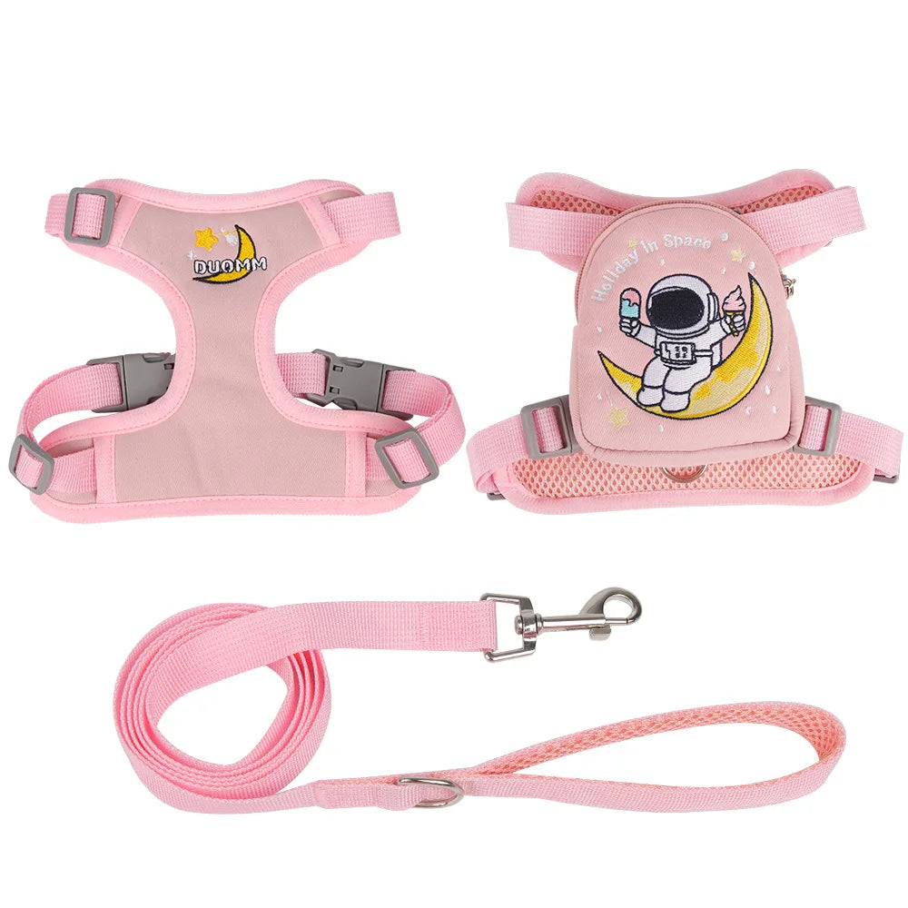 Clearance Style  Comfortable Cartoon Dog Backpack for Outdoor Travel Small Dog Backpack Pet Backpack Dog Harness