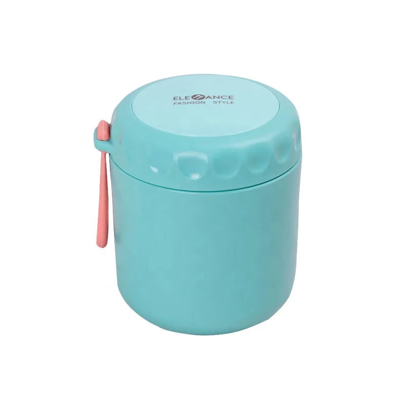 Hot Selling Sealed up Hot Food Warmer Container Stainless Steel Thermal Lunch Box Insulated Vacuum Food Jar with Spoon