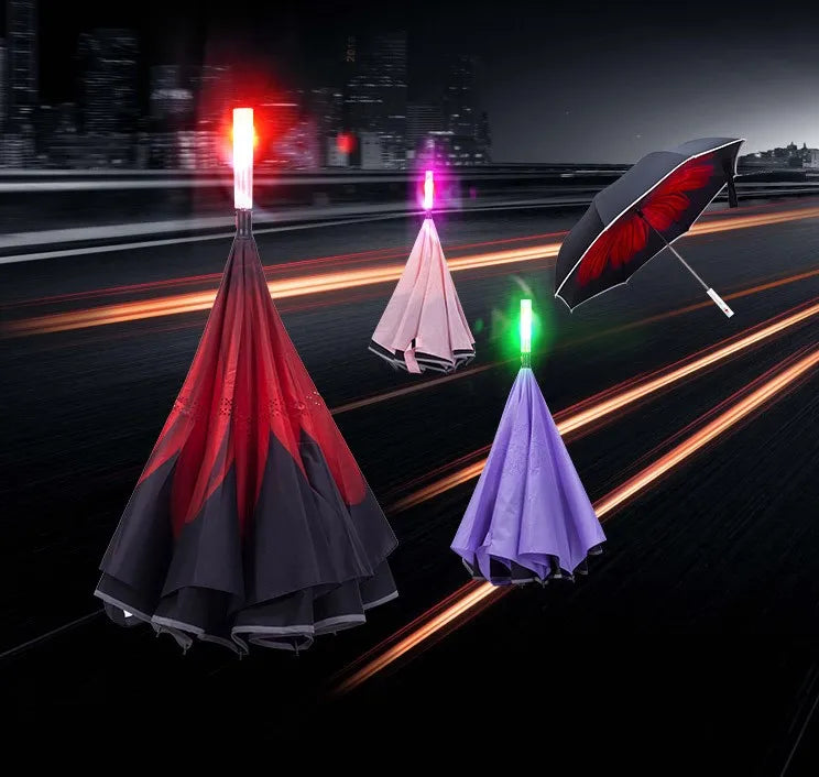 Inverted Umbrella Led Umbrella Led Inverted Inside Out Reverse Umbrella