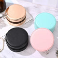 In Stock Custom Logo Round Jewelry Box Luxury Ring Box Jewelry Packaging Box Jeweler Diamond Ring Packaging Case