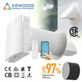 air Ventilation with Heat Recovery Heat air Recuperator Controlled Living Room Ventilation
