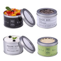 Factory Large Stock 3.5 Inch Empty Round Tin Cans with Clear Window Lids for Food Packaging Candy Chocolate 10oz 90x60mm