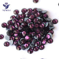 Chinese Provider Vendors Amethyst Flat Back Rhinestones Hotfix  Strass Hotfix Rhinestones