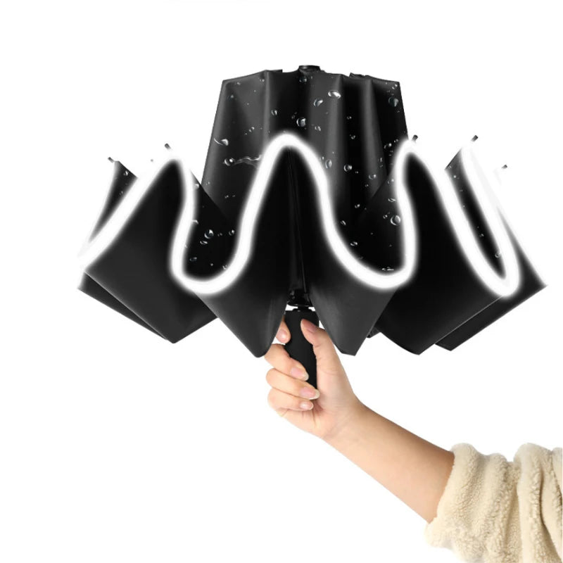 Automatic Umbrella Business Folding Ten Bone Automatic Umbrella Rain Protection