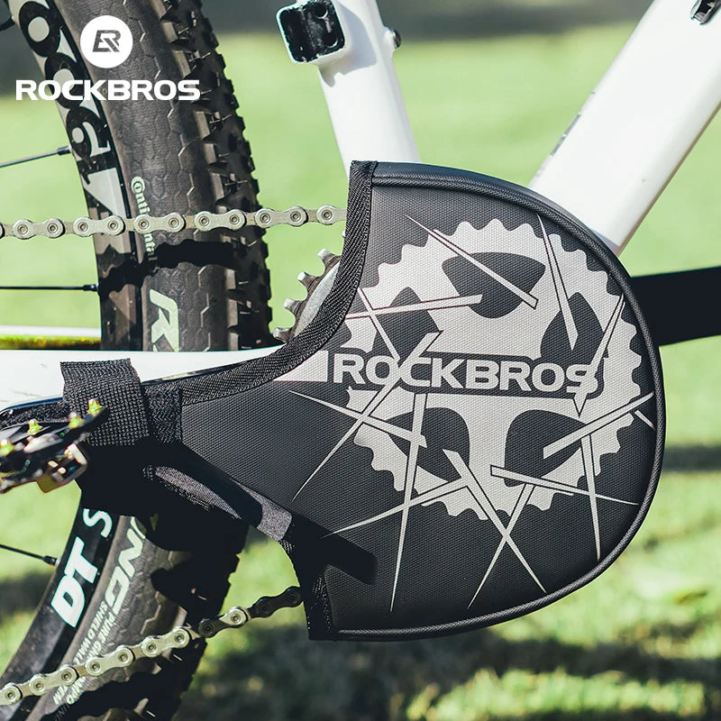 ROCKBROS Bicycle Gear Protective Cover Bike Fixed Gear Crank Protective Case Cover Bicycle Parts Accessories