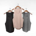 Wholesale Men's Cotton Breathable Sports Gym Vest Running Training Quick Dry Solid Color Tank Top