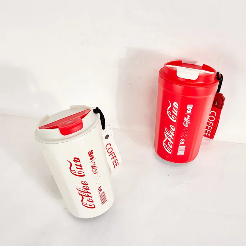 420ml Travel Coffee Mug Stainless Steel  Cup with Screw on Lid Coffee Cup