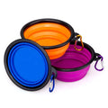 5.0 Inch Portable Silicone Pet Bowl Foldable Expandable Water Feeding Travel Bowl Cup Dish for Pet Dog Cat 1000ml
