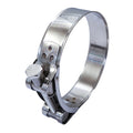 Adjustable Single Bolt Robust SS304 Super Heavy Duty Pipe Clamp With Solid Bolt