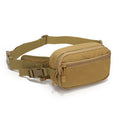 BEARKY Casual Outdoor Tactical Waist Bag Fanny Pack Unisex New Hunting Hiking Zipper Waist Bag Tactical