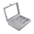 Luxury Personalized Eco-Friendly Jewelry Gift Wooden Box Custom Logo Printed Felt Lined Storage Solution