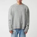 Wholesale Custom Men's Crew Neck Breathable Jacquard Pullover Sweater Winter Knitwear Plus Size Anti-Wrinkle
