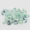 HanYu High Quality Cheap Price 73# Green Corundum 5MM Round Cut for Jewelry Making