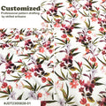 Spandex Polyamide Elastic Stretch Floral and Leaves Tropical Printing Textile Customize Digital Print Fabric With Good Quality
