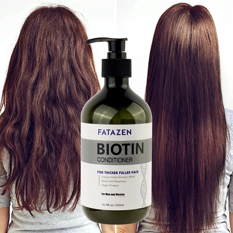 Private Label Herbal Biotin Anti Hair Loss Shining Conditioner for Thicker Fuller Hair Organic Rosemary Hair Growth Conditioner