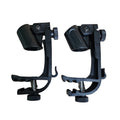 A Pair Drum Microphone Clips Drum Adjustable Microphone Holder Drum Hoop Rim Mount Shock Mount
