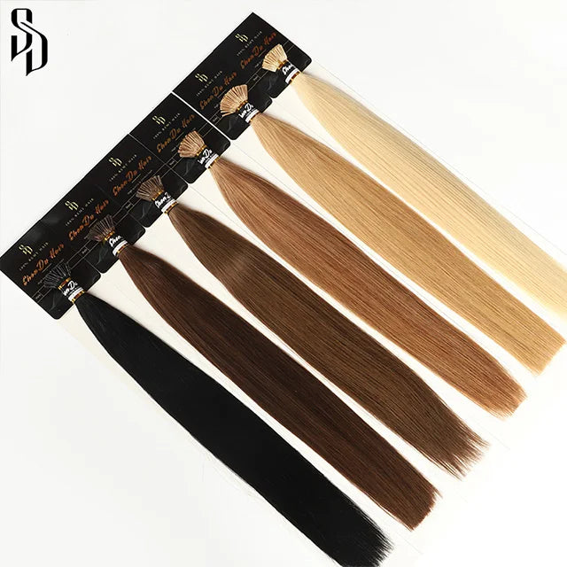 Itip Hair Brazilian Cuticle Aligned Virgin 100% Remy Natural Hair Extension Human Supply Vendors I Tip Hair Extensions Wholesale