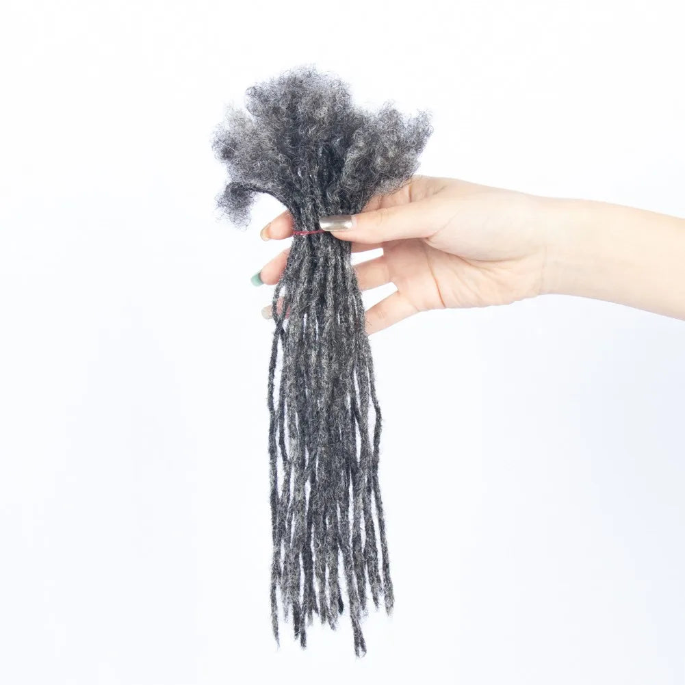(Width 0.2cm) Sisterlocks Dreadlocks Extensions 100% Human Hair  Handmade