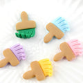 Yiwu Wintop Hot Sale Flatback Matte Colored Brush Shape Resin Charms for Decoration