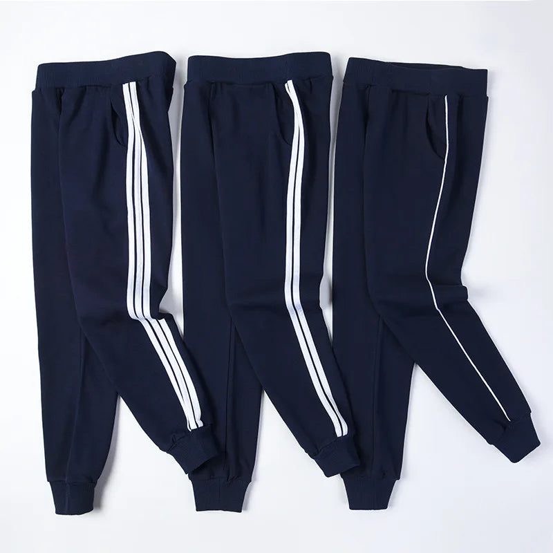 Custom School Uniforms Sports Pants for Boys and Girls Elastic Trousers Unisex School Pants Track pants