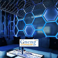 Hot Selling Multi Color Diy Remote Control Gym Bar Shop Night Club Rgb Hexagon Working Light
