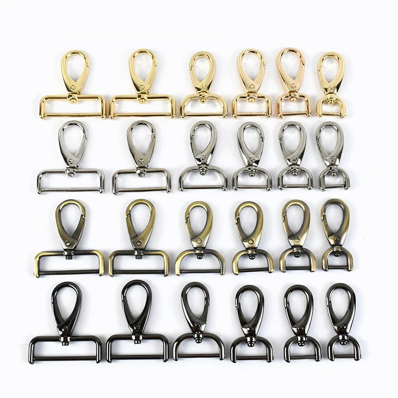 Meetee AP344 13-38mm Bag Accessories Dog Collar Bag Chain Clip Alloy Swivel Hook Buckle Movable Screw Clasp Lobster Buckles