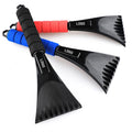 Custom Logo Plastic Car Windshield Ice Scraper Soft Foam Grip Wide Blade Snow Remover for Winter Promotional Giveaway