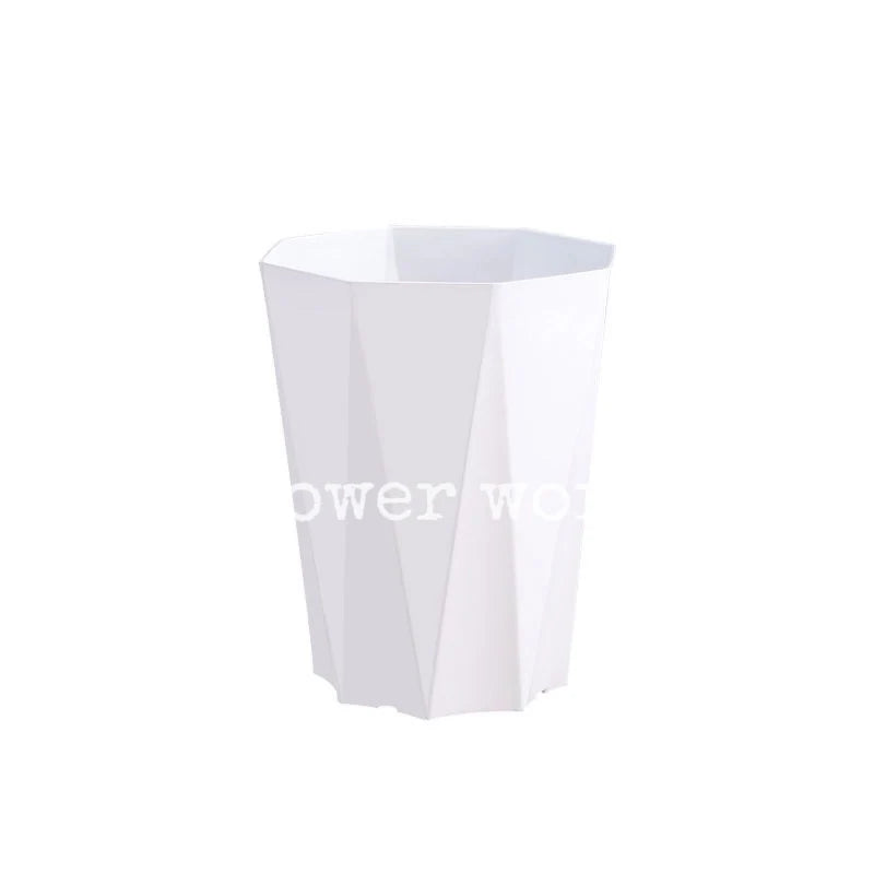 Minimalist Style Thickened Large Plastic Flower Pots for Garden