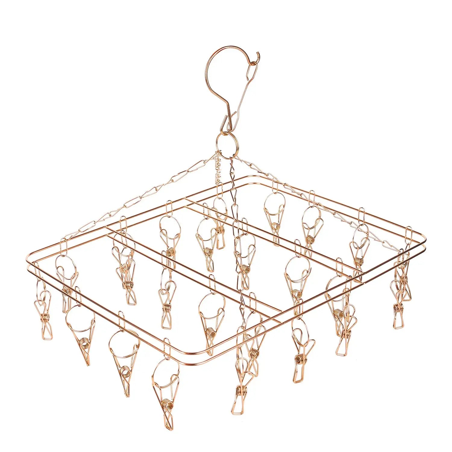 Popular Colorful Stainless Steel 316 Multifunction Square Clothes Hanger and Sock Hanger and Marine Grade Clothes Socks Hanger