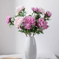 Hot Sale Pink Flower Artificial Peony for Home Decor